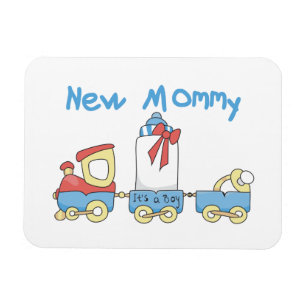 Imán Entrenar a mamá nueva es un regalo de niño