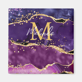 Imán Envejecimiento de las secuencias de Purpurinas mor