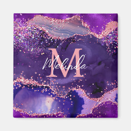 Imán Envejecimiento de las secuencias de Purpurinas mor