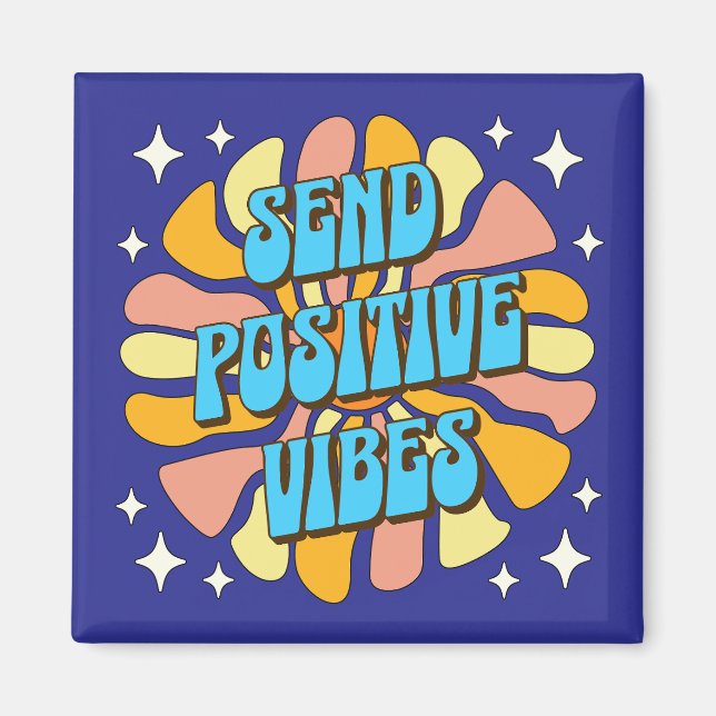 Imán Enviar Vibraciones Positivas (Frente)