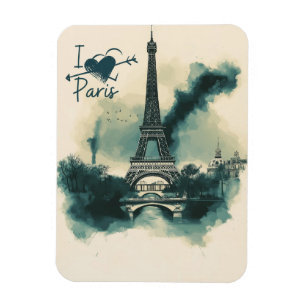 Imán Envíe un pedazo de París contigo - Torre Eiffel