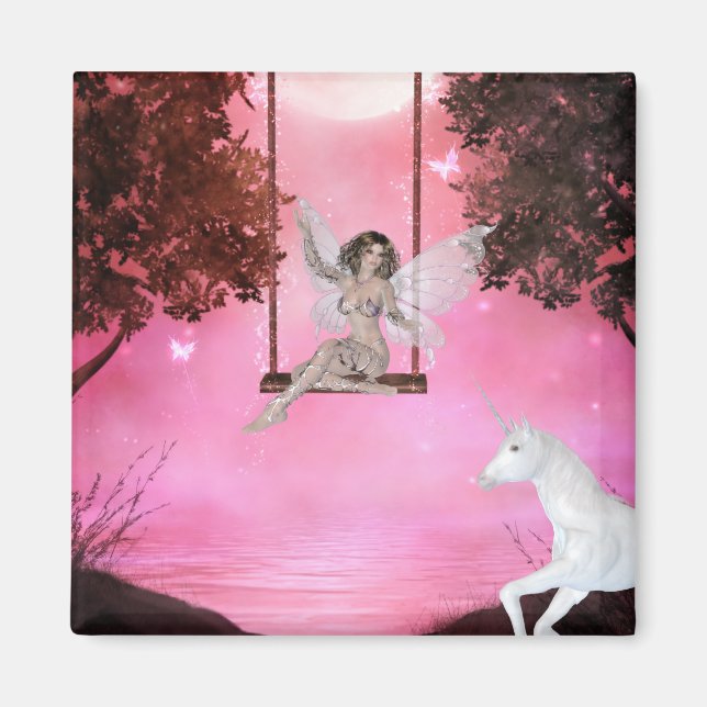 Imán Envío a Unicornio - Fantasía Magnet (Frente)