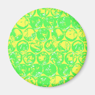 Imán Envoltura de burbuja de arte pop