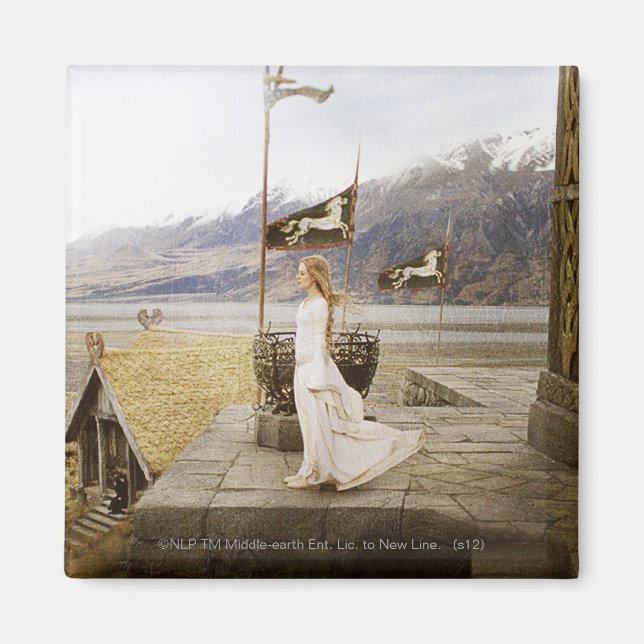 Imán Eowyn sobre los pasos del castillo (Frente)