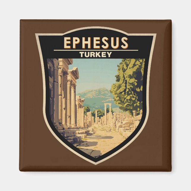 Imán Ephesus Turquía Viaje arte Vintage