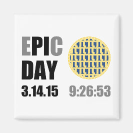 Imán Epic Pi Day - E"PI"C Day Blueberry Lattice Pie