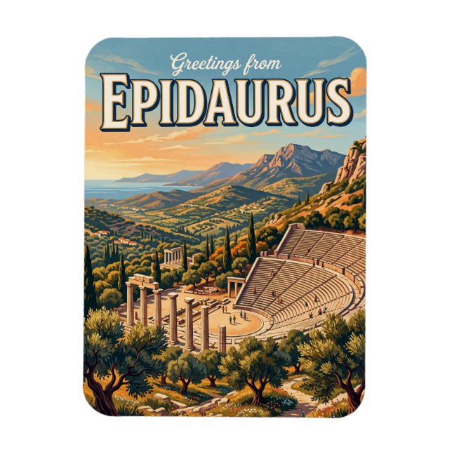 Imán Epidauro Grecia (Vertical)