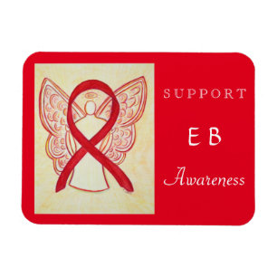 Imán Epidermolysis Bullosa (EB) Awareness Ribbon Magnet