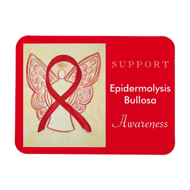 Imán Epidermolysis Bullosa (EB) Awareness Ribbon Magnet (Horizontal)