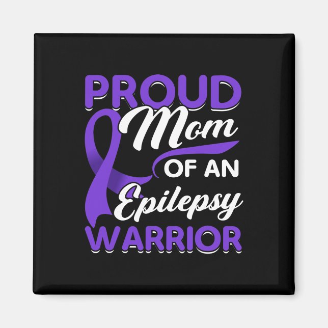 Imán Epilepsia Apoyo a Guerrero Epilepsia Mes de Concie (Frente)