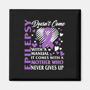Imán Epilepsia Awareness Mother Purple Ribbon Seized Di