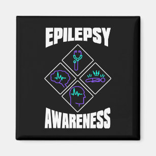 Imán Epilepsia Awareness Specialist Epileptic Warrior S