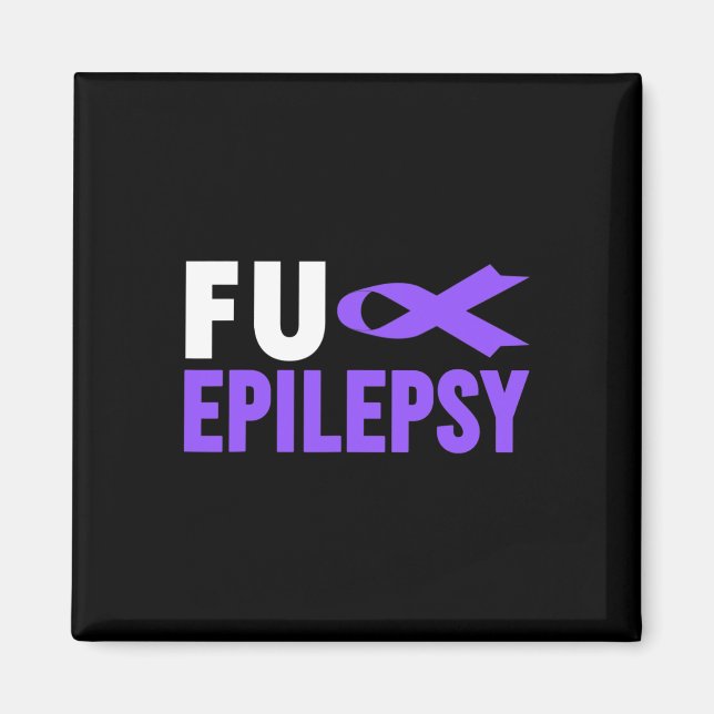 Imán Epilepsia Conciencia - Epilepsia Epilepsy Epilepsy (Frente)