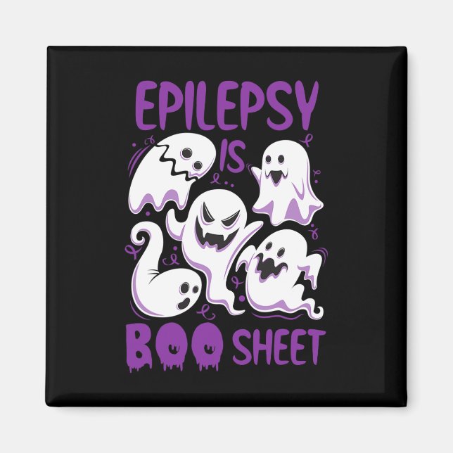 Imán Epilepsia es una hoja de boom morado chabolas dive (Frente)