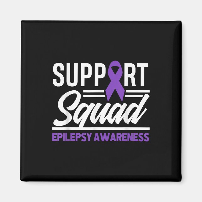 Imán Epilepsy Warrier Support Squad Support Epilepsy Aw (Frente)