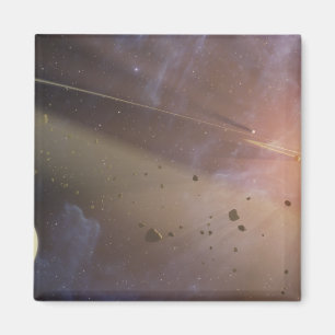 Imán Épsilon Eridani del sistema planetario