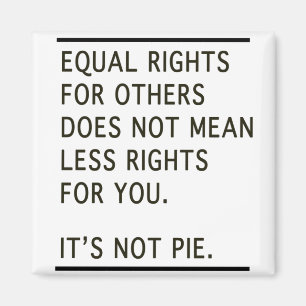 Imán Equal Rights Others Isnt Less Rights Its Not Pie