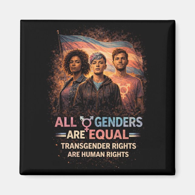 Imán Equal Under Every Flag (Frente)