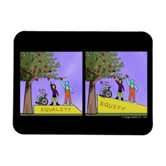 Imán Equidad vs Igualdad