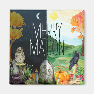 Imán Equinoccio otoñal Mabon Wiccan