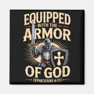 Imán Equipado Con La Armadura De Dios Versículo De La B