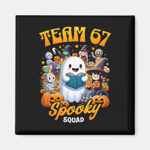 Imán Equipo 67 Equipo Espeluznante Divertido Seis Siete