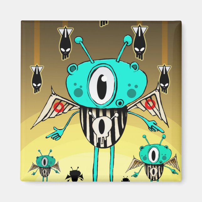 Imán Equipo alien 2012 (Frente)