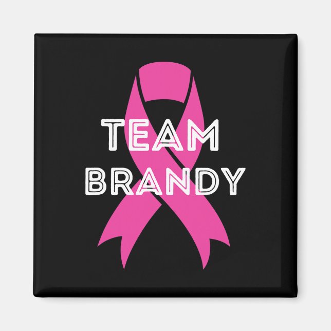 Imán Equipo Brandy Concienciación Personalizada sobre e (Frente)