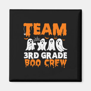 Imán Equipo de 3er grado Boo Crew Fantasma de Halloween
