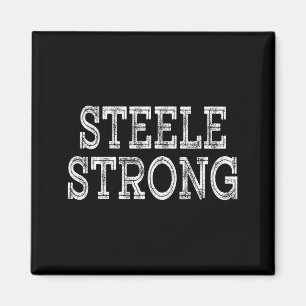 Imán Equipo de Apellido de Reunión Familiar STEELE Stro