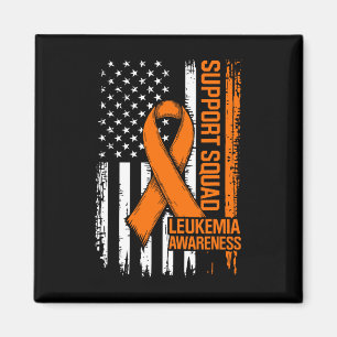 Imán Equipo de Apoyo Cinta Naranja Leucemia Cáncer de S