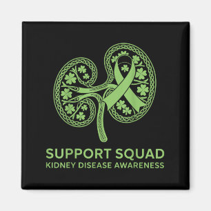 Imán Equipo de Apoyo Cinta Verde Enfermedad Renal