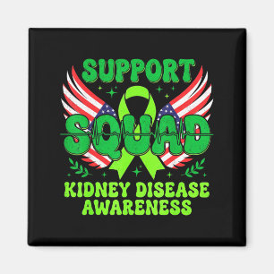 Imán Equipo de Apoyo Cinta Verde Enfermedad Renal