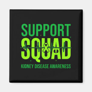 Imán Equipo de Apoyo Cinta Verde Enfermedad Renal