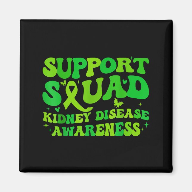 Imán Equipo de apoyo conciencia de la enfermedad renal  (Frente)
