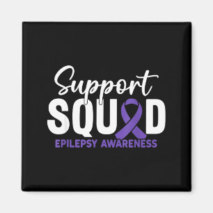 Imán Equipo de apoyo conciencia sobre la epilepsia lazo