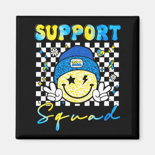 Imán Equipo de Apoyo Groovy Conciencia del Síndrome de