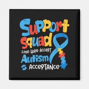 Imán Equipo de Apoyo para la Conciencia del Autismo en