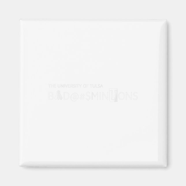 Imán Equipo de Badminton de novedad (Frente)