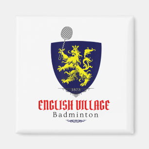Imán Equipo de bádminton del pueblo inglés Mountain Bro