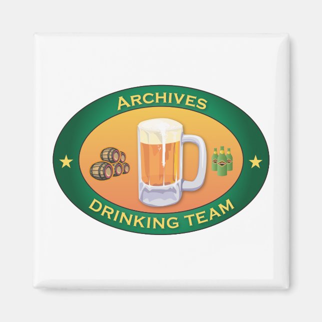 Imán Equipo de bebidas de archivos (Frente)