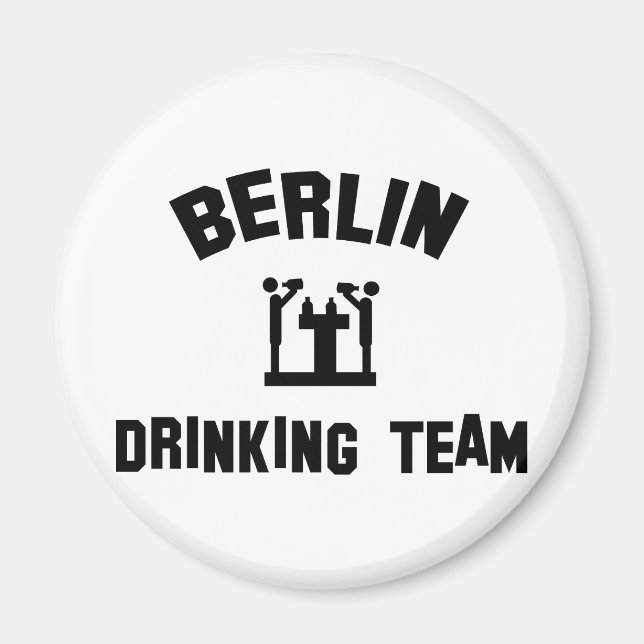 Imán equipo de bebidas de berlín (Frente)