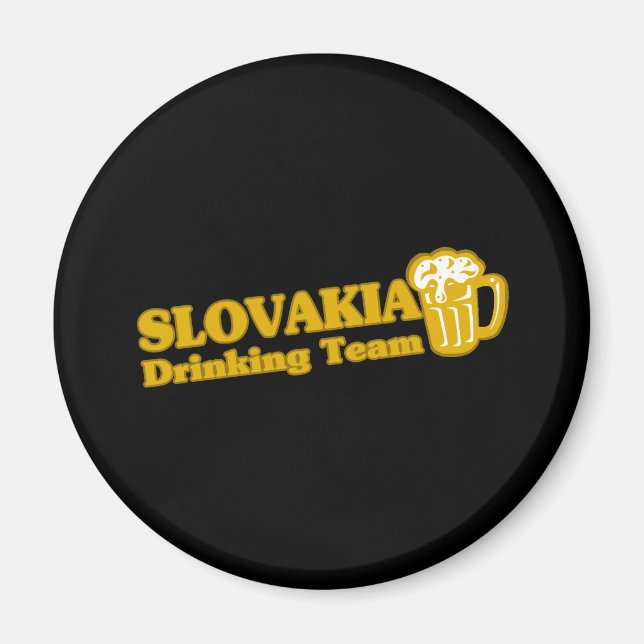 Imán Equipo de bebidas de Eslovaquia (Frente)