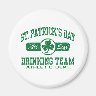 Imán Equipo de bebidas del Día de San Patricio