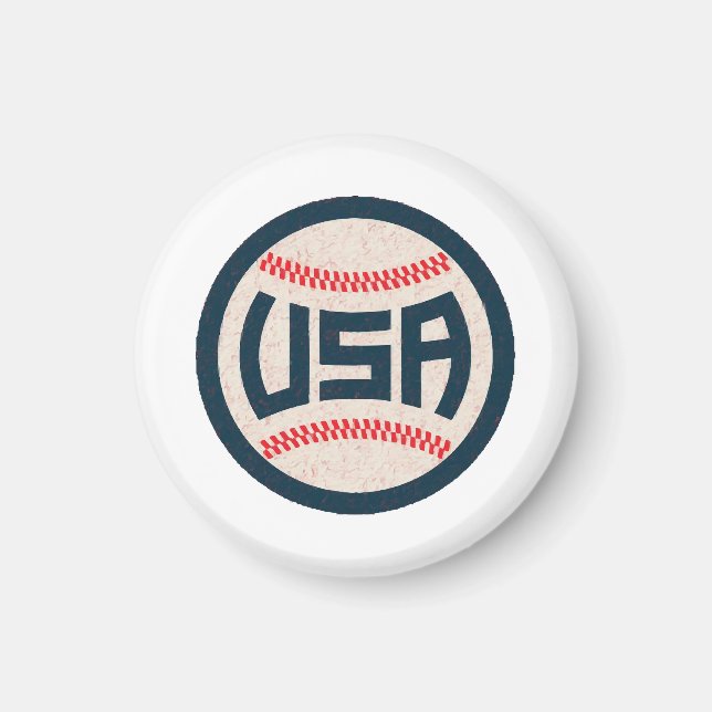 Imán Equipo de Béisbol de EE. UU. (Frente)