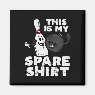 Imán Equipo de bolos Esta es mi camiseta de repuesto pa