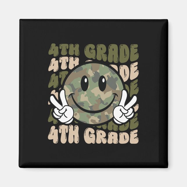Imán Equipo de Camuflaje Cuarto Grado Squad Bruh Estamo (Frente)