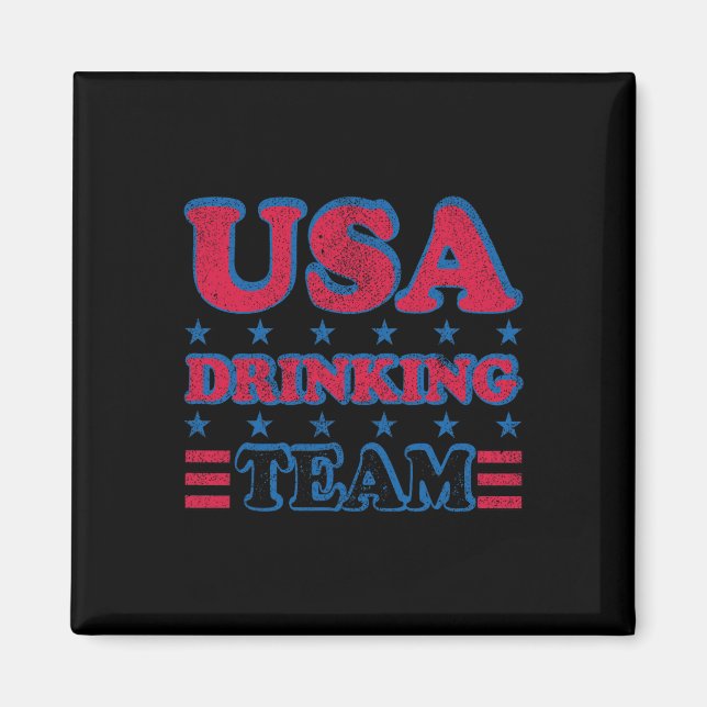 Imán Equipo De Consumo De Eeuu 4º Día De La Independenc (Frente)