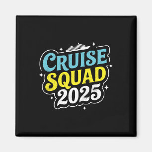 Imán Equipo de crucero 2025 Grupo familiar coincidente