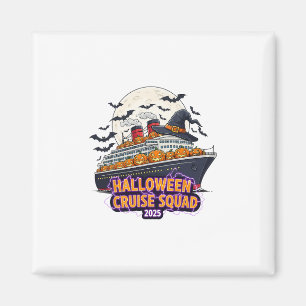 Imán Equipo de crucero de Halloween 2025 Tripulación de
